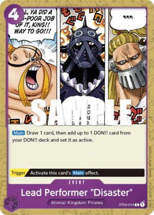 Lead Performer Disaster-ST04