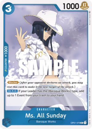 Ms. All Sunday-OP01
