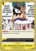 Never Underestimate the Power of Miracles!!-OP09