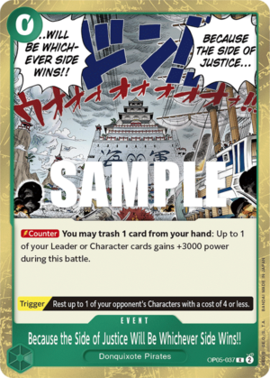 Because the Side of Justice Will Be Whichever Side Wins!!-OP05
