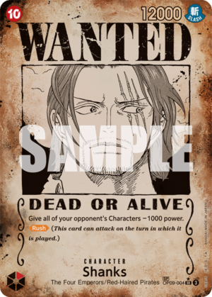 Shanks-OP09-Wanted
