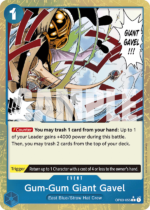 Gum-Gum Giant Gavel-PRB01-Map Foil