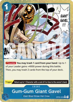 Gum-Gum Giant Gavel-PRB01-Map Foil