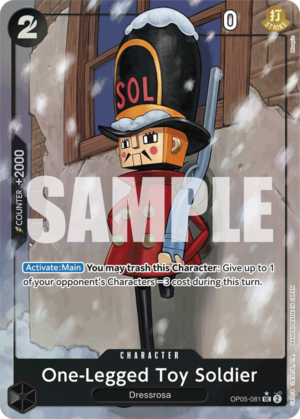 One-Legged Toy Soldier-PRB01-No Frame
