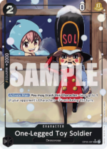 One-Legged Toy Soldier-PRB01-Parallel