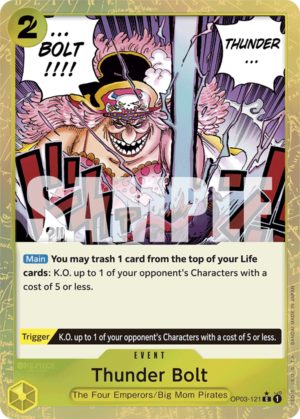 Thunder Bolt-PRB01-Map Foil