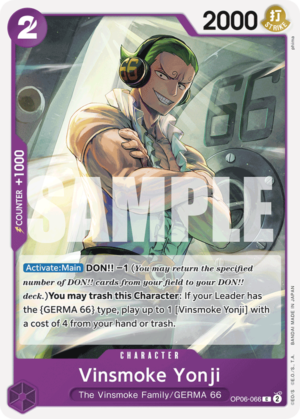 Vinsmoke Yonji-PRB01