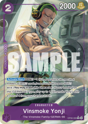 Vinsmoke Yonji-PRB01-No Frame