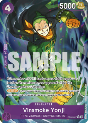 Vinsmoke Yonji-PRB01-No Frame