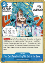 You Can't Take Our King This Early in the Game-OP08